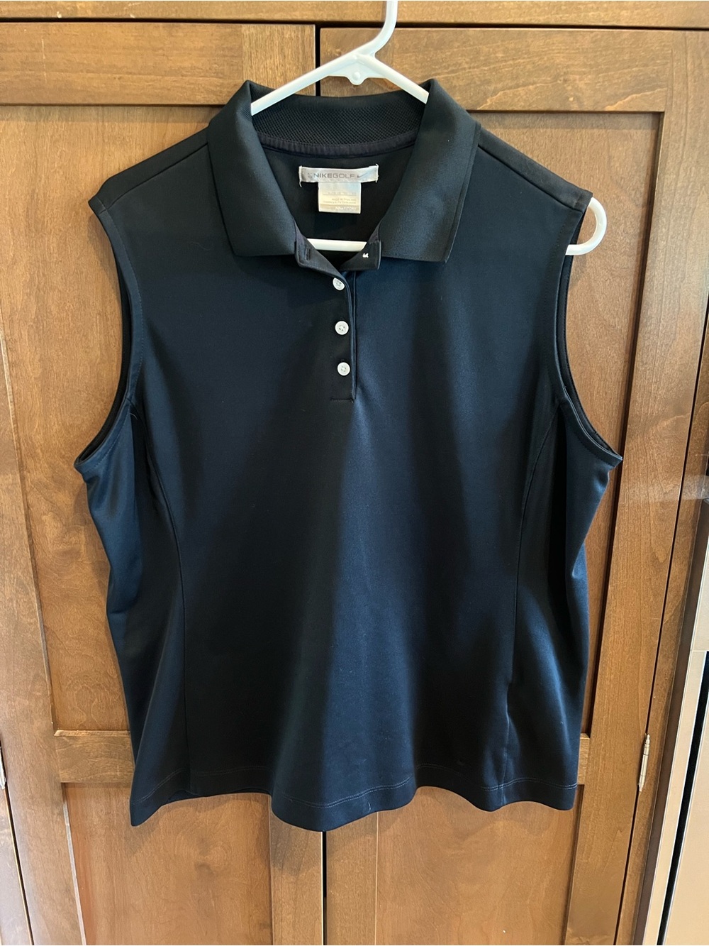 NWOT Vintage Nike Golf Black Sleeveless Polo Y2K Athletic Tank